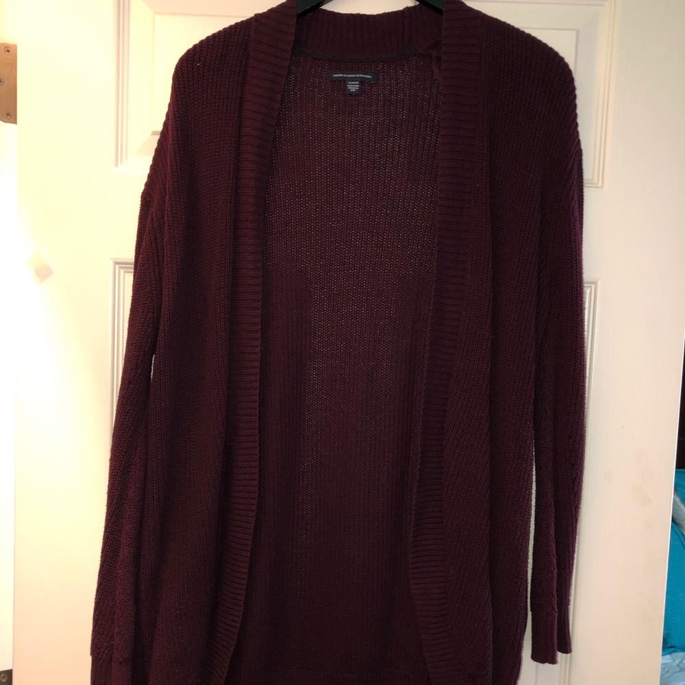 Maroon Cardigan